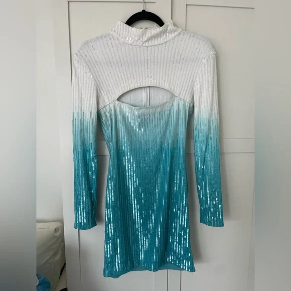 Retrofete | Dresses | Retrofete Long Sleeve Sequin Dress